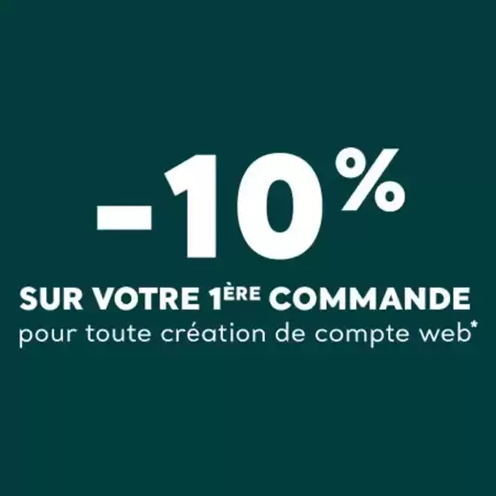 -10% sur votre 1ère commande