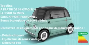 Promos de Auto et Moto à Vienne | FIAT Topolino sur Fiat | 04/11/2024 - 31/12/2024