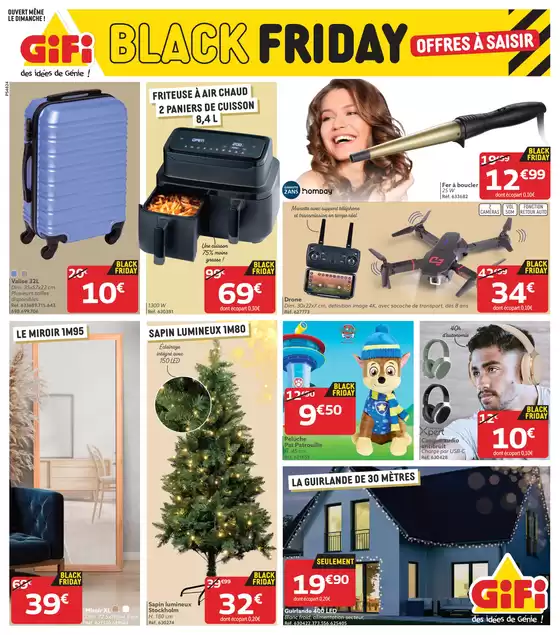 Catalogue Gifi à Roubaix | Black Friday : offres à saisir | 26/11/2024 - 04/12/2024