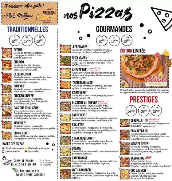 Catalogue La Boîte à Pizza à Abbeville (Somme) | La Pizza Des Grands Chefs | 05/11/2024 - 02/01/2025