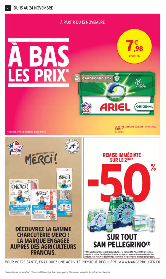 Catalogue Intermarché Express à Le Perrier | GEN NOVEMBRE 2 Express | 13/11/2024 - 24/11/2024