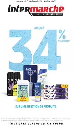 Catalogue Intermarché | GEN NOVEMBRE 2 Jusqu'a 34% d'economies | 13/11/2024 - 24/11/2024