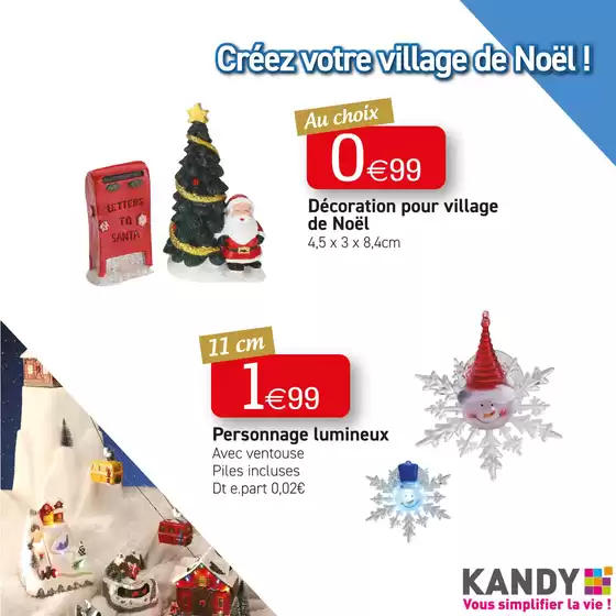 Catalogue KANDY à Le Portel | CRÉEZ VOTRE VILLAGE DE NOËL !  | 06/11/2024 - 14/11/2024