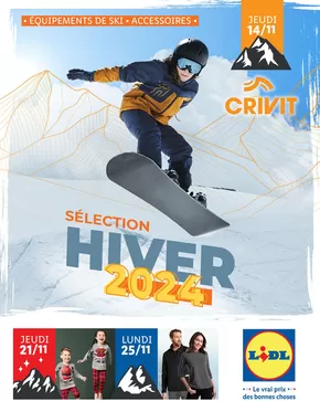 Catalogue Lidl à Déols | Sélection HIVER 2024 | 14/11/2024 - 25/11/2024