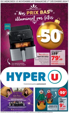 Catalogue Hyper U à Évron | Spécial Cadeaux Déco de Noël | 13/11/2024 - 01/12/2024