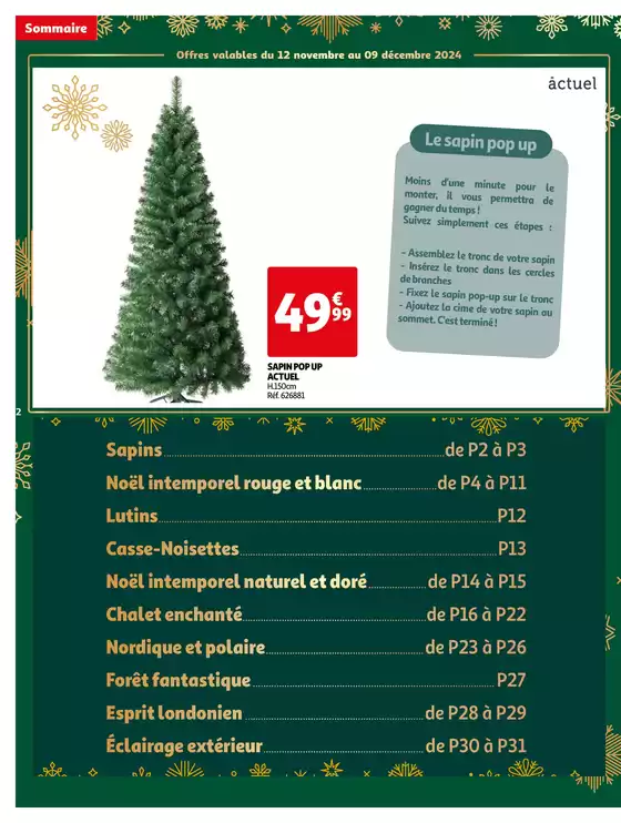 Catalogue Auchan Hypermarché à Bron | Votre déco brille de mille promos ! | 12/11/2024 - 24/12/2024