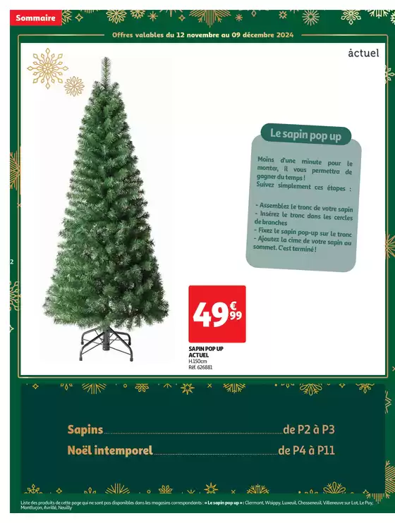 Catalogue Auchan Hypermarché à Vineuil (Loir et Cher) | Votre déco brille de mille promos ! | 12/11/2024 - 24/12/2024