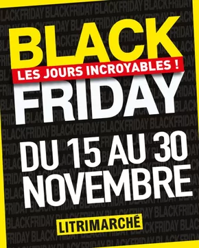 Promos de Meubles et Décoration à Saint-Jean-de-Monts | Black Friday sur Litrimarché | 07/11/2024 - 30/11/2024