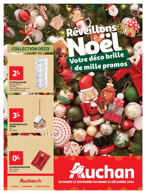 Catalogue Auchan Hypermarché | Votre déco brille de mille promos ! | 12/11/2024 - 24/12/2024