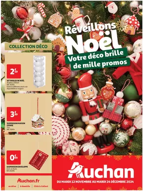 Catalogue Auchan Hypermarché à Bastia | Votre déco brille de mille promos ! | 12/11/2024 - 24/12/2024