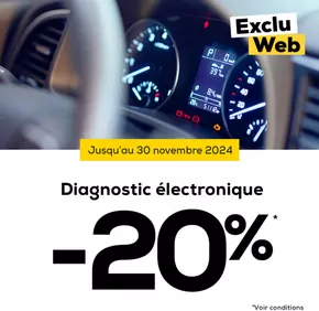 Promos de Auto et Moto à Roubaix | En ce moment, profitez de -20% sur le diagnostic électronique sur Midas | 08/11/2024 - 30/11/2024