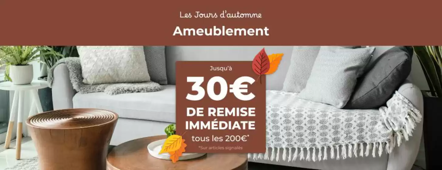 Catalogue Ubaldi à Menton | Les jours d'automne ameublement | 08/11/2024 - 20/12/2024