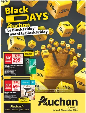 Catalogue Auchan Hypermarché à Sainte-Luce-sur-Loire | Les Blacks Days c'est parti ! | 12/11/2024 - 25/11/2024