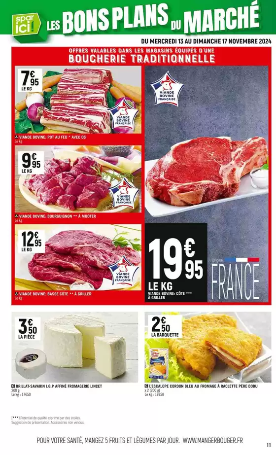 Catalogue Spar à Toulouse | SPAR ICI LES PROMOS GOURMANDES -50 % | 11/11/2024 - 24/11/2024