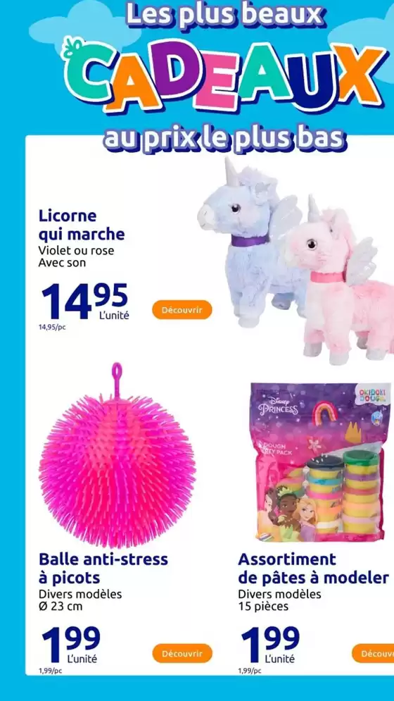 Les plus beaux cadeaux au prix le plus bas
