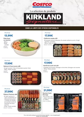 Catalogue Costco à Paris | SÉLECTION KIRKLAND SIGNATURE | 11/11/2024 - 30/11/2024