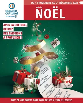 Promos de Culture et Loisirs à Rennes | SELECTION FIN D'ANNÉE sur E.Leclerc Espace Culturel | 12/11/2024 - 21/12/2024