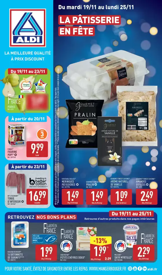 Catalogue Aldi à Le Chesnay | La Pâtisserie en fête | 19/11/2024 - 25/11/2024