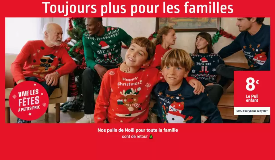 Toujours plus pour les familles 