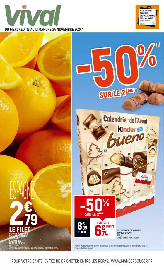 Catalogue Vival à Puichéric | -50% sur le 2ème | 11/11/2024 - 24/11/2024