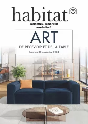 Catalogue Habitat à Rennes | Art de recevoir et de la table | 11/11/2024 - 30/11/2024