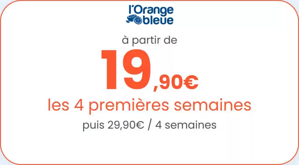 Catalogue L'Orange Bleue à Strasbourg | Une bonne raison de révéler ton potentiel | 11/11/2024 - 31/12/2024