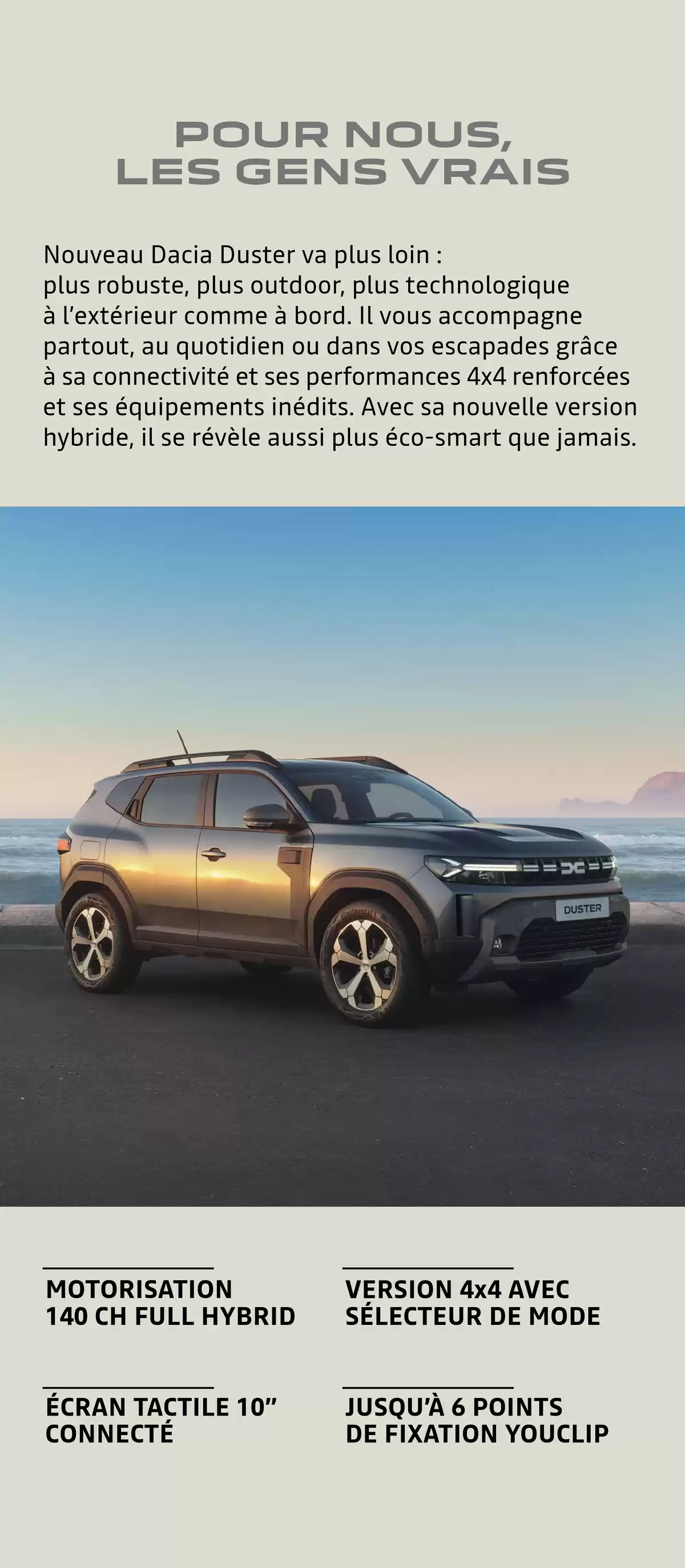 Catalogue Dacia Nouveau Duster, page 00002