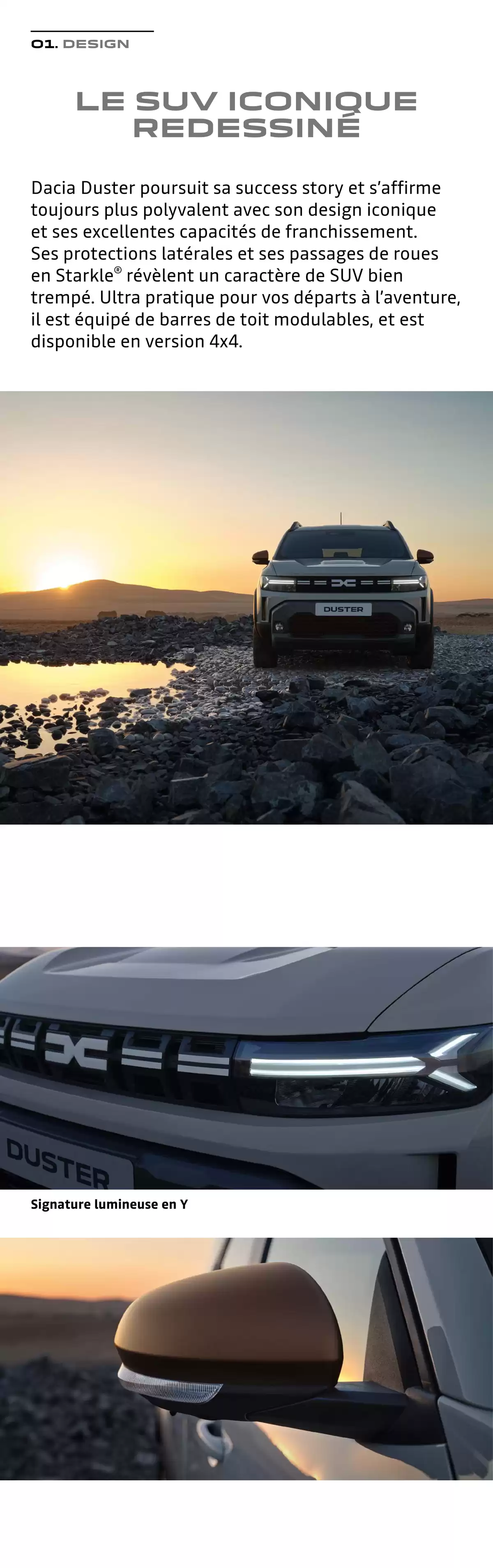 Catalogue Dacia Nouveau Duster, page 00004