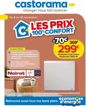 Promos de Bricolage à Rosny-sous-Bois | Les Prix 100% Confort sur Castorama | 12/11/2024 - 25/11/2024