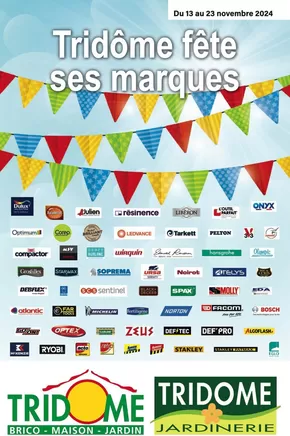 Promos de Bricolage à Salaise-sur-Sanne | Tridôme Fete ses marques sur Tridôme | 13/11/2024 - 23/11/2024