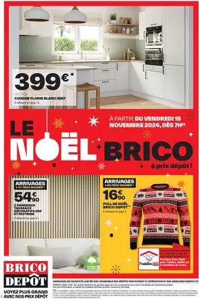 Catalogue Brico Dépôt à Saint-Herblain | LE NOËL BRICO à prix dépôt ! | 15/11/2024 - 05/12/2024