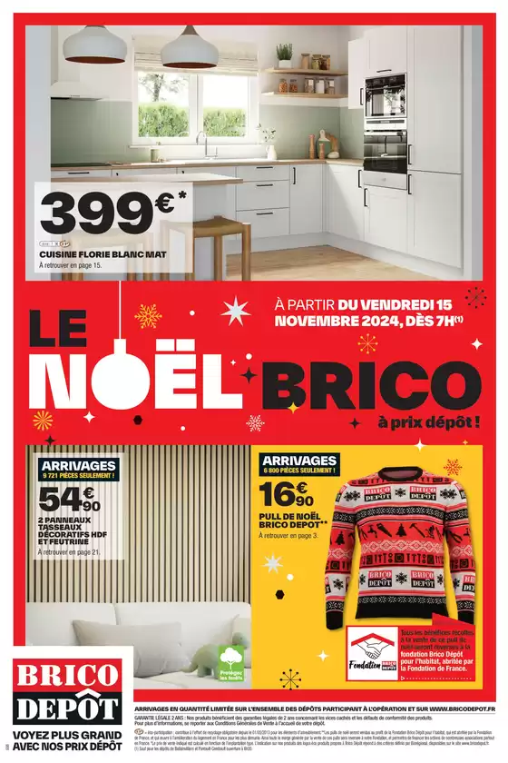 Catalogue Brico Dépôt à Béthune | LE NOËL BRICO à prix dépôt ! | 14/11/2024 - 05/12/2024