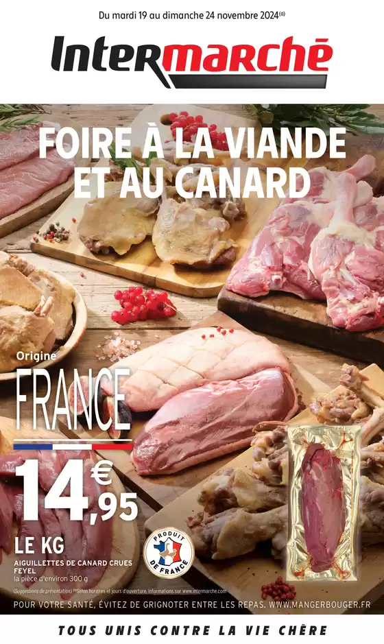 Catalogue Intermarché Hyper | S47 - R2 - FOIRE A LA VIANDE/FOIRE AU GRAS | 19/11/2024 - 24/11/2024