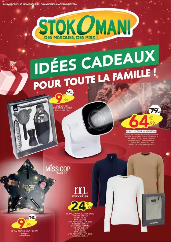 Catalogue Stokomani | Idées cadeaux pour toute la famille | 13/11/2024 - 24/11/2024