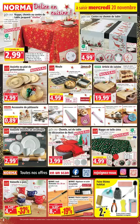 Catalogue Norma | Norma Votre Discounter Régional | 20/11/2024 - 26/11/2024