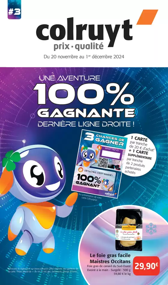 Catalogue Colruyt à Saint-Marcellin | Une aventure 100% gagnante | 20/11/2024 - 01/12/2024