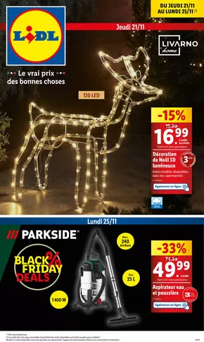 Catalogue Lidl à Strasbourg | Plongez dans l'esprit des fêtes de fin d'année avec notre collection de vêtements de Noël | 21/11/2024 - 25/11/2024