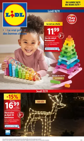 Catalogue Lidl à Mesnil-Domqueur | Pour les petits comme les grands, une sélection d'articles pour des fêtes magiques ! | 18/11/2024 - 21/11/2024