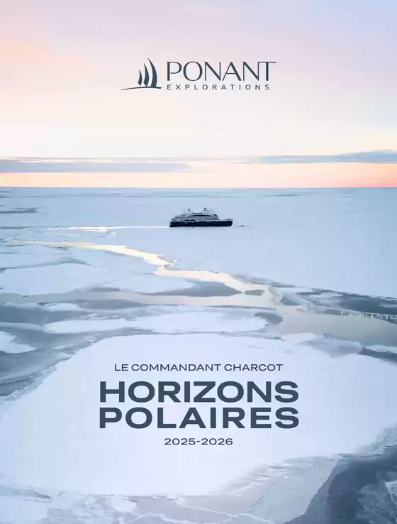 Votre dépliant Le Commandant Charcot • 2025-2026