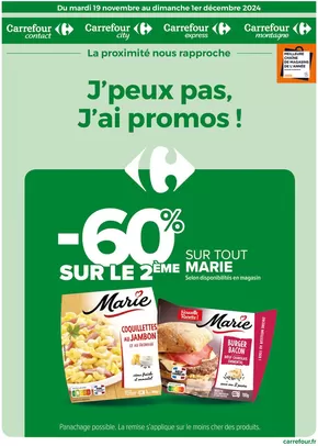 Promos de Supermarchés à Marmande | Catalogue Carrefour City sur Carrefour City | 19/11/2024 - 01/12/2024