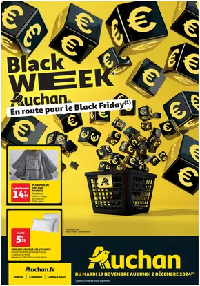 Catalogue Auchan Hypermarché à Fenouillet | Black Week En route pour le Black Friday. | 19/11/2024 - 02/12/2024