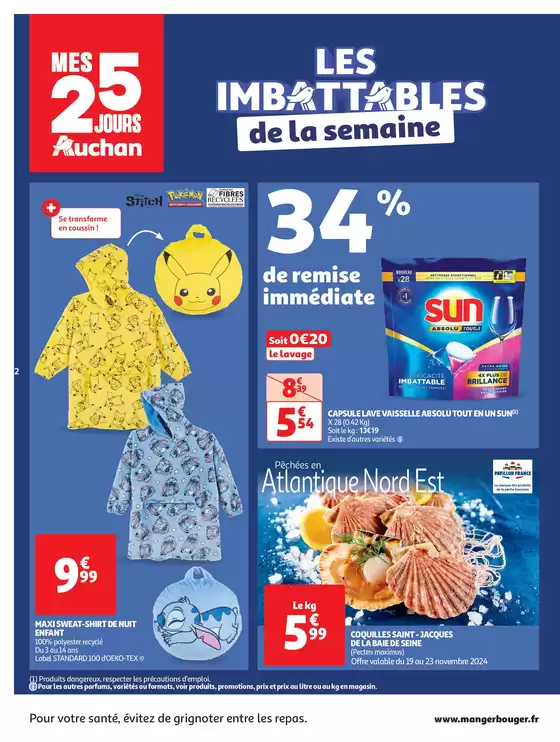 Catalogue Auchan Hypermarché à Strasbourg | Mes 25 jours Auchan, et encore plus de promos ! | 19/11/2024 - 25/11/2024