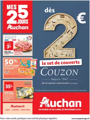 Catalogue Auchan Hypermarché à Saint-Andéol-de-Berg | Mes 25 jours Auchan, et encore plus de promos ! | 19/11/2024 - 25/11/2024