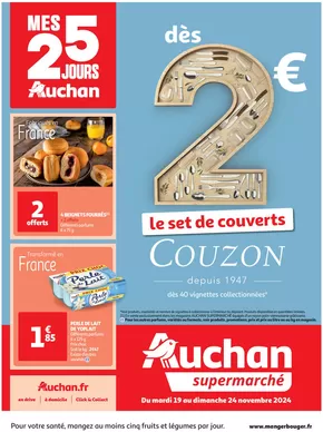 Promos de Supermarchés à Béthune | Mes 25 jours Auchan, encore des promos dans mon super ! sur Auchan Supermarché | 19/11/2024 - 24/11/2024