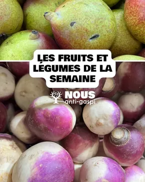 Catalogue Nous anti gaspi à Le Pouliguen | Nous voudrions vous présenter les nouvelles promotions sur les fruits et légumes de la semaine, dans nos magasins ! | 15/11/2024 - 23/11/2024