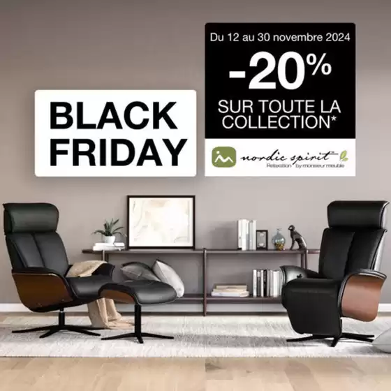 Catalogue monsieur meuble à Nîmes | Black Friday Nordic Spirit ​ | 15/11/2024 - 30/11/2024