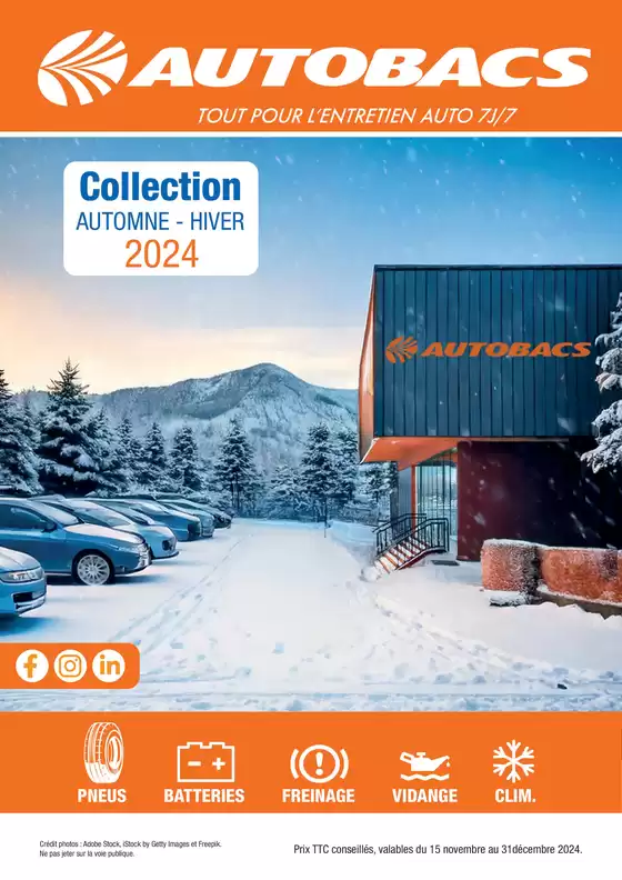 Catalogue Autobacs à Brétigny-sur-Orge | Collection AUTOMNE - HIVER 2024 | 18/11/2024 - 31/12/2024