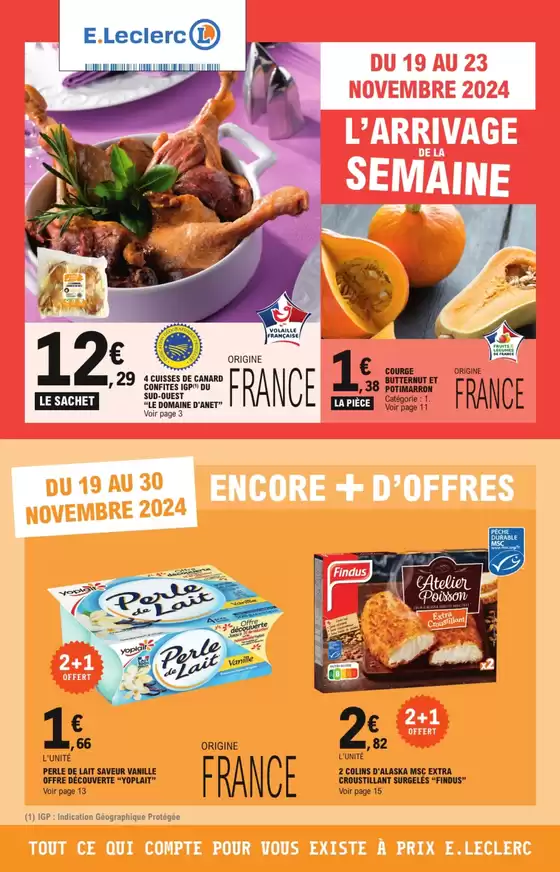 Catalogue E.Leclerc à La Plaine-Saint-Denis | TRAFIC POUVOIR ACHAT 13 - MIXTE | 19/11/2024 - 30/11/2024