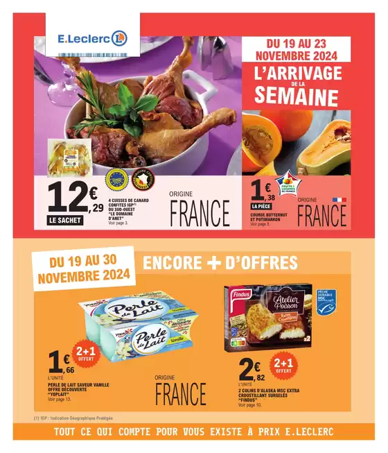 Catalogue E.Leclerc à Agneaux | TRAFIC POUVOIR ACHAT 13 - MIXTE | 19/11/2024 - 23/11/2024