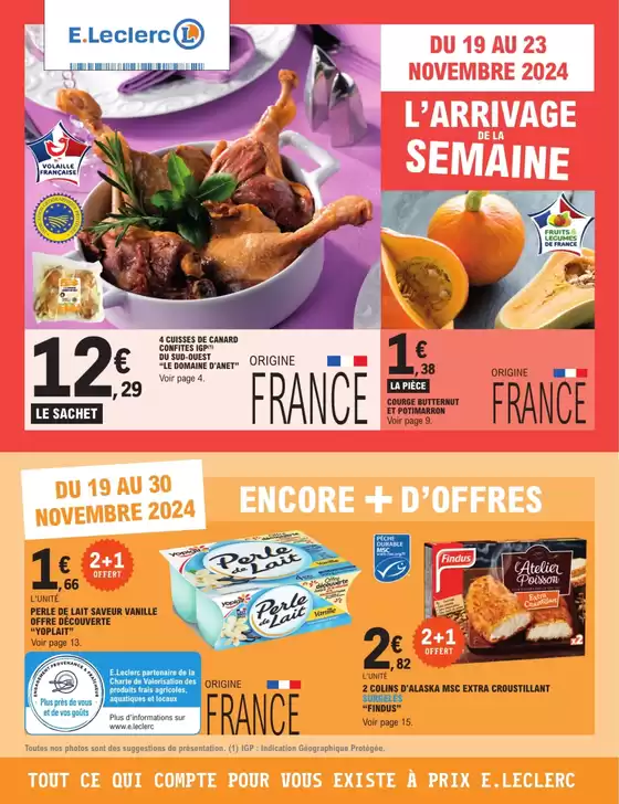 Catalogue E.Leclerc à Vichy | TRAFIC POUVOIR ACHAT 13 - MIXTE | 19/11/2024 - 30/11/2024